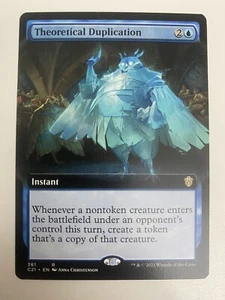 Theoretical Duplication *Non-Foil* EXT ART Strixhaven MTG C21 MT/NM Combine Ship - Picture 1 of 2