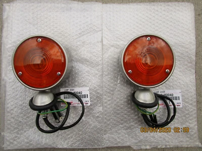 60-68 TOYOTA LAND CRUISER FJ40 JUEGO DE LUCES INTERMITENTES DELANTERAS IZQUIERDA + DERECHA OEM NUEVO Foto 1 de 3