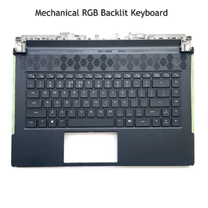New For Dell Alienware M15 R6 Palmrest Backlit Mechanical Keyboard 0GN42X Black - Picture 1 of 9