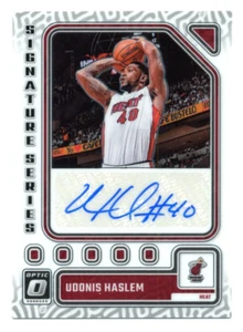 2023-24 Donruss Optic Signature Series SS-UDH Udonis Haslem Auto Miami Heat - Picture 1 of 2