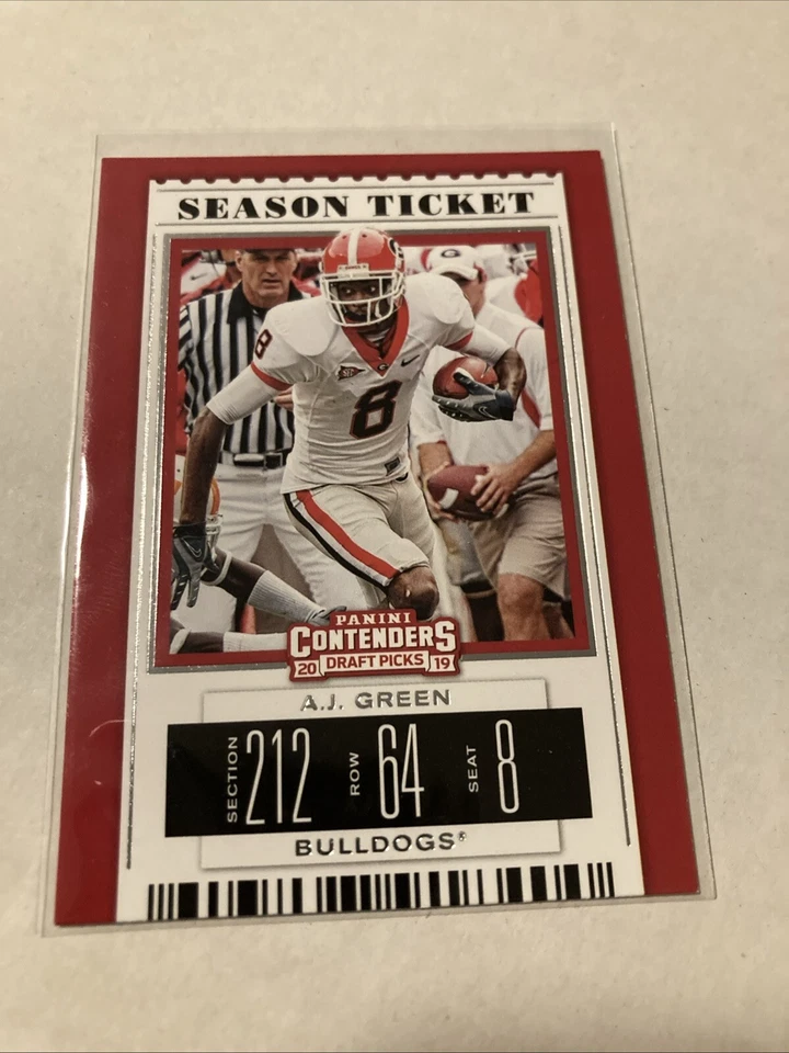 2019 Contenders Draft Picks Football #1 AJ Green - Image 1 of 1
