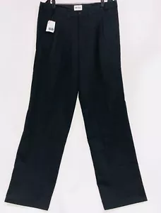 MENS Size 38 Actual Size TALL BLACK PANTS King Size EXPANDABLE WAISTBAND - Picture 1 of 1