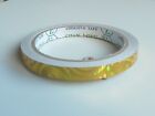 GOLD HOLOGRAPHIC 10MM X 10M SELF ADHESIVE PIN STRIPE VINYL TAPE/CAR STYLING tp81