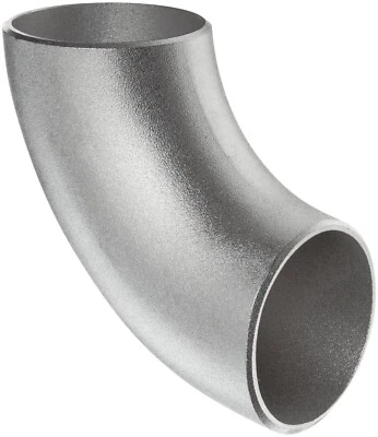 MULTIPLE MANUFACTURERS 90-DEGREE ELBOW 4" Schedule 10 Long Radius 304 Stainless Steel Weld Fitting