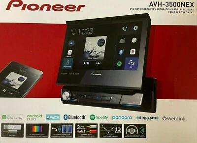 Pioneer - AVH-3500NEX - 1-DIN 7-Inch Flip Out AV Receiver with CarPlay - Image 1 of 4