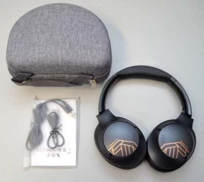 PowerLocus P3 Bluetooth Kopfhörer Over Ear Headset 50 Std Spielzeit 4 EQ-Modi