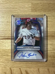 2025 Topps Tribute John Kruk Tribute Autographs Blue 082/150 Phillies - Picture 1 of 4