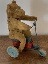 Jouet Automate Ancien Ours – Mécanique Vintage, Pièce De Collection