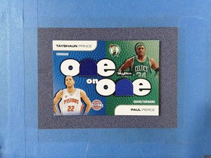2008-09 TAYSHAUN PRINCE PAUL PIERCE Jersey One On One ~SR14A