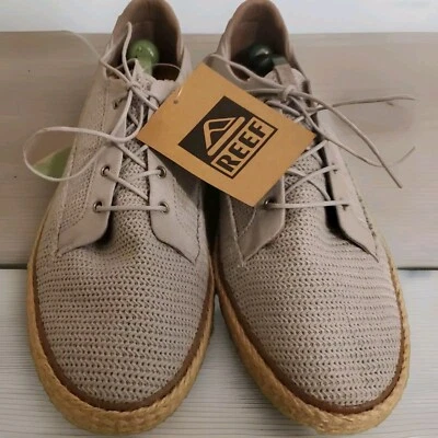 NWT REEF IRIS ES Women's  CAUSAL GRAY ESPADRILLE Sneakers Shoes SZ 10 EU 41 - Image 1 of 4