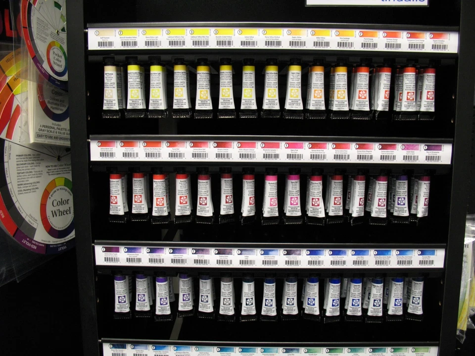 Daniel Smith extra fine artist watercolour 5ml - yellows, reds, violets