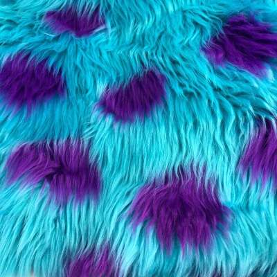 Faux Fur Fabric Jacquard Plush Toy Carpet Clothing Sewing Craft DIY Home Decor - Image 1 of 4