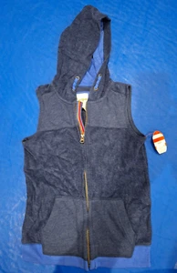 Cat & Jack Blue Sleeveless Zipper Hoodie - Youth Size S (6/7) - New w/tags - Picture 1 of 5
