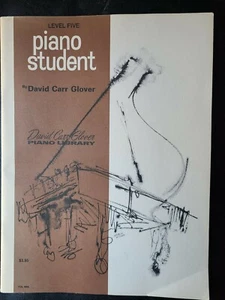 Piano Student Level Five by David Carr Glover Library (Piano Instruction Book) - Picture 1 of 2