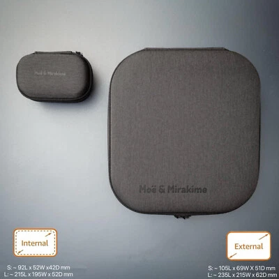 Headphone Carrying Case: Drehbare Over-Ear Kopfhörertasche mit Elektronik-Etui - Bild 1 von 4