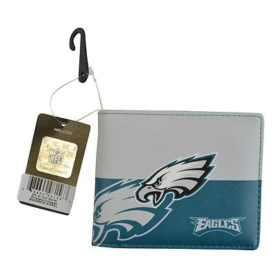 Totalmente Nueva NFL Philadelphia Eagles Hombres Mujeres Cuero Sintético Doble Cartera Foto 1 de 3