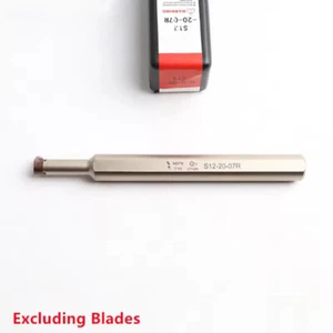 1P S12-20-07R CNC Internal Round Grooving Tool For Slotting Cutter Inserts 07GR - Picture 1 of 6