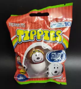 Tippies Peanuts Snoopy Barón Rojo Juguete Coleccionable Gira Puntas y Se Mantiene De Pie Nuevo - Imagen 1 de 2