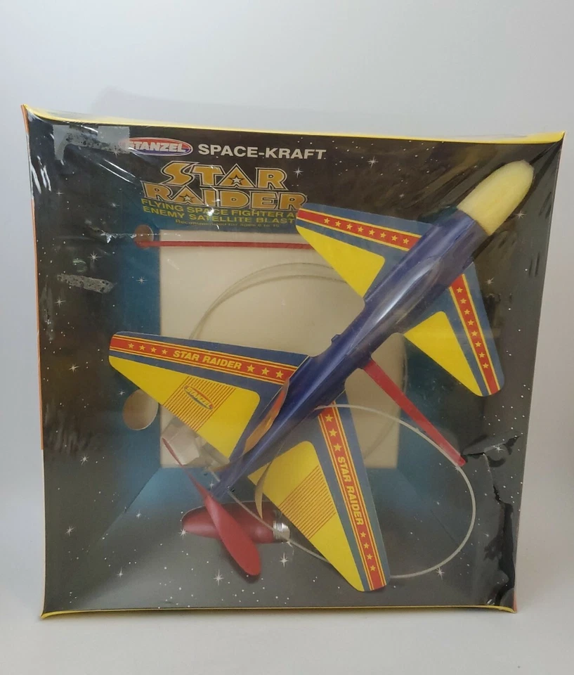 Vintage Stanzel Space Craft Star Raider Battery Powered Stock #1200 USA MADE NEW - Image 1 of 4