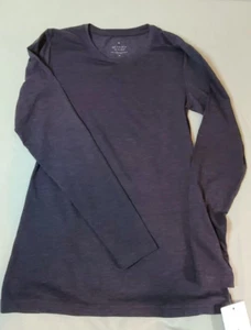 T-shirt donna Beyond scrubs manica lunga solida grigio erica media 2000SB - Foto 1 di 4