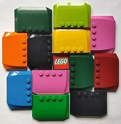  LEGO Curved Wedge Plate 4x6 x2/3 Thick - Choose Colour - Design 52031 Car Hood - Image 1 of 4