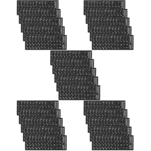  25 Blatt Tastaturaufkleber, russisches Tastaturetikett, Dekoration, - Bild 1 von 12
