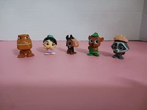 Disney Doorables ~ Lote de 5 bailarinas Butch Mulan Kuzco Little John Meeko - Imagen 1 de 7