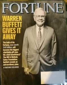 Warren Buffet Gives It Away, Fortune Magazine July 10, 2006 - Picture 1 of 1