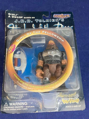Lord Of The Rings Gimli In Battle Toy Vault Middle Earth Action Figure Cover