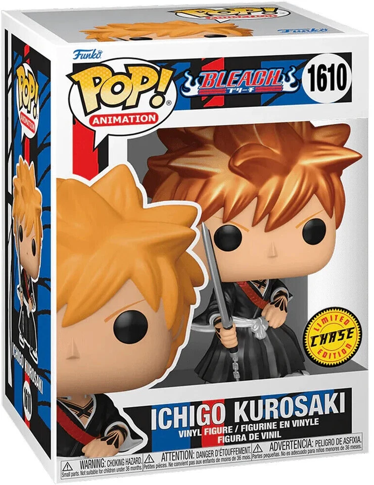 Funko Pop CHASE Bleach TYBW Ichigo Kurosaki (FB Shikai) Figure w/ Protector MT - Image 1 of 1