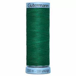 Gutermann SilkThread 100m 110 yd - 402 Green - for hand machine sewing - Picture 1 of 1