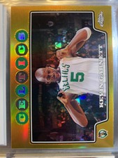 2008-09 Topps Chrome GOLD REFRACTOR #5 Kevin Garnett #'d 18/50 Boston Celtics