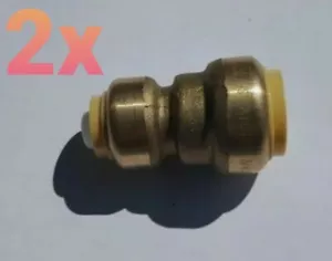 2 Lot 1" X 3/4"   REDUCING COUPLING Shark Bite Style  - Picture 1 of 4