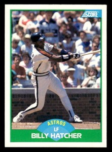 Billy Hatcher 1989 Score #61   Houston Astros