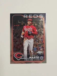 2024 Topps Chrome Update #USC91 Noelvi Marte RC Cincinnati Reds Rookie Debut - Picture 1 of 2