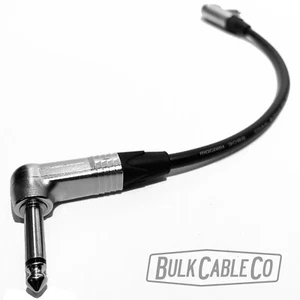 3 pies - Cable de altavoz Mogami 3082 - extremos plateados de ángulo recto neutro - amplificador/cabina - Imagen 1 de 8