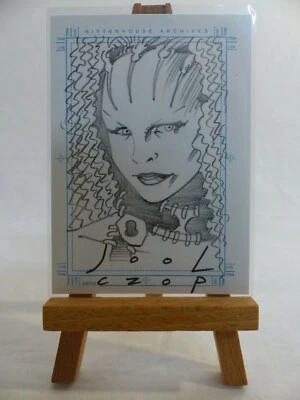 Farscape Season 3 sketch trading card sketchaFEX Jool by John Czop - Image 1 of 3