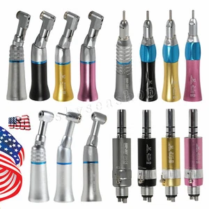 NSK Style Dental Slow Speed Straight Handpiece /Contra Angle /Air Motor 2/4H USA - Picture 1 of 29