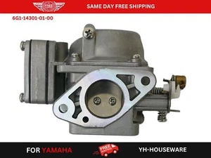 For Yamaha 6HP 8HP 2-stroke Outboard Motor 6G1-14301-01-00 Carburetor - Picture 1 of 14