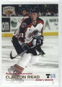 2001-02 Tacoma Sabercats (WCHL) Clayton Read