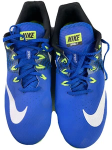 Nike Rival S Sprint Men 13 Track Spikes Racing Run Lace Up Athletic Shoes Blue - Picture 1 of 4
