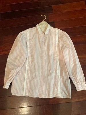 Camisa de algodón a rayas GUCCI Italia vintage rara talla 44 antigua Gucci Foto 1 de 4