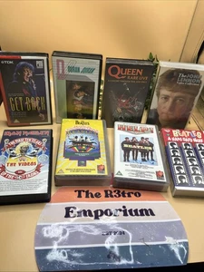 Musik VHS Konvolut Beatles Duran Duran Iron Maiden Queen - Bild 1 von 14