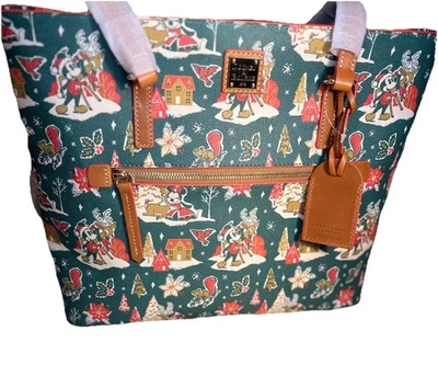 NUEVO Bolso de Mano Disney Dooney & Bourke Vintage Navidad Mickey Mouse Minnie 2022 Foto 1 de 4