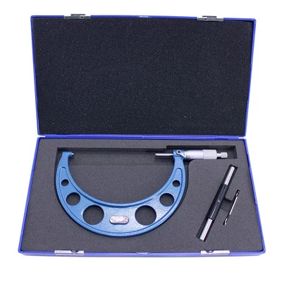 HFS(R) 5-6"x0.0001" Solid Metal Frame Outside Micrometer(Plastic Case) - Image 1 of 4