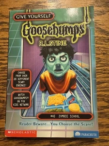 Give Yourself Goosebumps #40 by R.L. Stine Zombie School True 1st Print 1999 - Picture 1 of 6