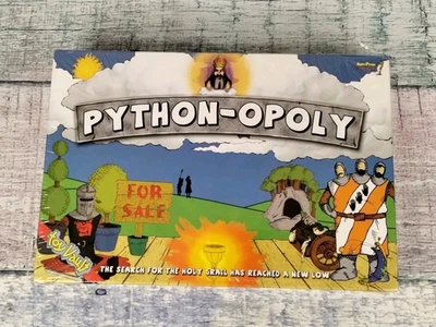 PYTHON-OPOLY Monty Python and the Holy Grail Board Game NEW SEALED RARE - Image 1 of 4