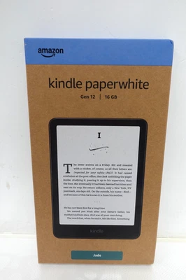 Amazon Kindle Paperwhite 12-го поколения 7 дюймов 16 ГБ, нефритовый - Изображение 1 из 3
