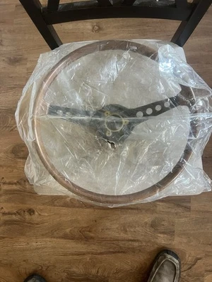 Fiat 850 1965-1971 cupé 2 radios volante grano madera OEM 66 67 68 69 70 Foto 1 de 4