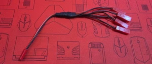 6" JST splitter Y connector harness. One Male to 5 Female JST plugs 1M5F - Picture 1 of 3